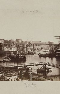 Photo du port de Brest en 1861