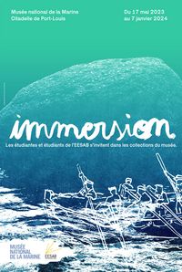 Affiche de l'exposition Immersion avec l'EESAB
