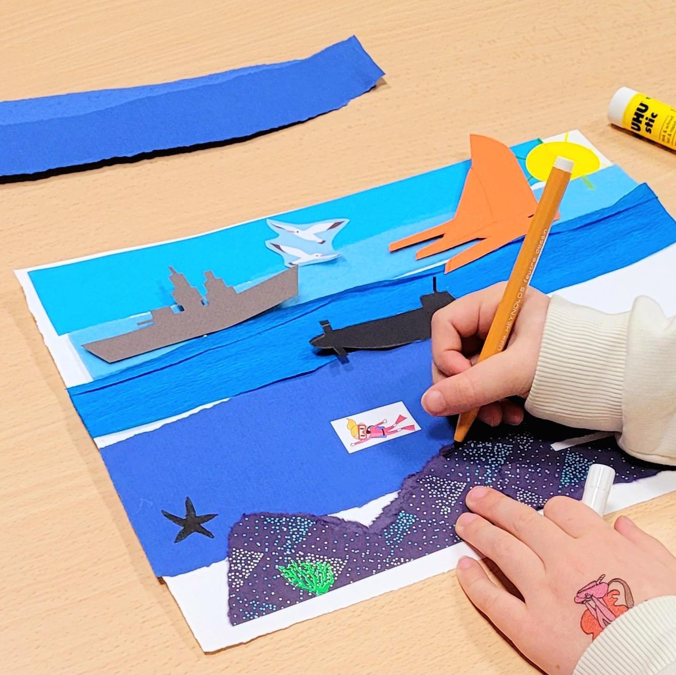 Visite-Atelier - Flotte, plonge ou vole ? 4-6 ans
