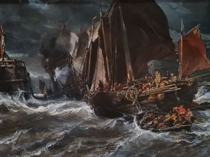 La marine d'Eugène Isabey, nouvelle acquisition du musée décryptée sur Actu-culture.com