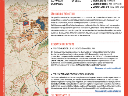 Fiche - enseignants - Exposition Magellan - cycle 4 Fiche - enseignants - Exposition Magellan - cycle 4