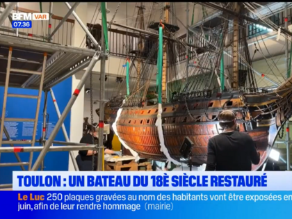 BFM Toulon se penche sur la restauration d'un modèle d'instruction